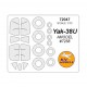 1/72 Yak-38U Masking for Amodel #7258