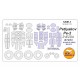1/72 Petlyakov Pe-2 Double sided Masking w/Wheels Masks for Zvezda #7283