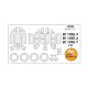 1/72 Bf-109E-3/E-4/E-7 Masking w/Wheels Masks for ICM #72131-72135