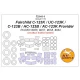 1/72 Fairchild C-123K/UC-123K/C-123B/HC-123B/AC-123K Provider Masking for Roden kits