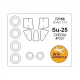 1/72 Su-25 Masking w/Wheels Masks for Zvezda #7227