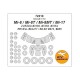 1/72 Mi-8/Mi-8T/Mi-8MT/Mi-17 Masking for Zvezda /Revell #04477/Bilek #972, #985