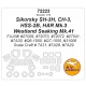 1/72 Sikorsky SH-3H, CH-3, HSS-2B/ Westland Seaking Mk.41 Masks for Fujimi/Scale Craft