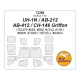 1/72 UH-1N/AB-212/412/CH-146 Griffon Masking for Italeri/Revell kits