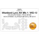 1/72 Westland Lynx AH Mk.1/WG-13 Masking for Krugozor #256/NOVO #78083/Alanger/Frog