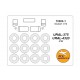 1/72 Ural-375/Ural-4320 Double sided Masking for ICM kits
