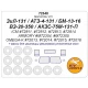 1/72 ZiL-131/ATZ-4-131/BM-13-16/VZ-20-350/AKZS-75M-131-P Masking for ICM kits