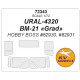 1/72 Ural-4320/BM-21 Grad for HobbyBoss #82930/82931