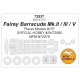 1/72 Fairey Barracuda Mk.V/Mk.II Masking for Planet Models #157/ Special Hobby kits