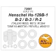 1/72 Henschel Hs-129 B-1 / B-2 / B-3 / R-2 Masks for Italeri / Tamiya / Revell kits