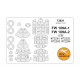 1/72 FW 189A-1/A-2 Masking for ICM #72291, #72292, #72293, #72294
