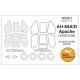 1/72 AH-64/AH-64A Apache Double-sided Masking for Hasegawa #D6, #E6