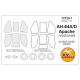 1/72 AH-64/AH-64A Apache Double-sided Masking for Hasegawa #D6, #E6