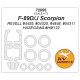 1/72 F-89 D/J Scorpion Masking for Revell #4455/04320/4848/04311/Hasegawa #HM122