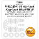 1/72 P-40D/E/K-1/5 Warhawk/Kittyhawk Mk.IA/Mk.III Masks for Special Hobby