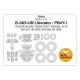 1/72 B-24D/J/M Liberator/PB4Y-1 Masking for Italeri/Minicraft Model Kits