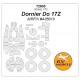 1/72 Do-17Z Masking for Airfix kits