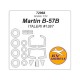 1/72 Martin B-57B/B-57G Canberra Night Hawk Masking for Italeri #1387/0174