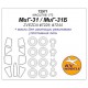 1/72 Mikoyan MiG-31/MiG-31B Masking for Zvezda kits #7229/7244
