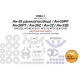 1/72 An-26 Early/Late/26RR/RT/Z/32/32B Double-sided Masking for A-Model kits