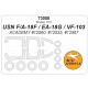 1/72 USN F/A-18F/Ea-18G/VF-103 Masking for Academy #12560/12535/12567