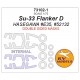1/72 Su-33 Flanker D Double Sided Masking for Hasegawa #E35/52132