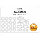 1/72 Tupolev Tu-95M/U Masking for Amodel #72032