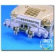 1/35 HMMWV Humvee Ibis Tek Front Protective Bumper & Tow Bar Set 