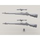 1/35 M1D Sniper Garand set (3x Basic M1D, 2x Flash Hider Version w/5x M84 Scopes)