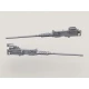 1/35 M2 HMG Bodies (2pcs) w/Sight & Optic Mounts Set