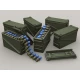 1/35 PA120 40mm Ammo 32 Cartridge Can set (Closed x10, Open x2, 40mm linked Cartridge x4)
