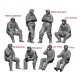 1/48 Boeing B-17 Flying Fortress Crew Set (8 figures)