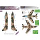 1/32 G.91R Gina Portuguese service Camouflage painting mask for Dayglo Models.