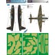 1/48 Vicker Wellington Mk.IC B-scheme Camo Painting Mask for Trumpeter kit