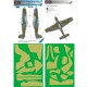 1/48 N.A. Mustang Mk.III RAF Part III Camo Mask for Eduard/Tamiya/Revell/ICM
