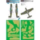 1/48 N.A. Mustang Mk.III RAF Part III Camo Mask for Eduard/Tamiya/Revell/ICM