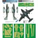 1/48 Me 262A Schwalbe II Camo Mask for Tamiya/Hasegawa/Dragon/Revell/Hobby Boss