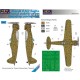 1/48 Macchi C.200 Saetta Tropical snakelike pattern Camo Mask for Italeri/Tamiya