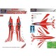 1/72 G.91PAN Gina Italian Anniv marking Camo Mask for Airfix/Meng/Revell