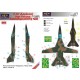 1/72 F-111 Aardwark Vietnam Camo Mask for Hasegawa/Hobby2000/Italeri/Revell