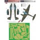 1/72 Messerschmitt Me 410 Camo Painting Mask for Eduard/Fine Moulds/Italeri kit