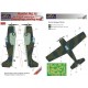 1/72 Grumman Martlet Mk.IV FAA Camo Mask for Airfix/Academy/Hasegawa/Dragon