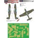 1/72 Mustang Mk.III RAF Part III Camo Mask for Eduard/Hasegawa/Revell/Academy