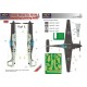 1/72 Focke Wulf Ta 152H-1 II. Camo n Insignia Marking Mask for Dragon/Revell