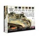 Acrylic Paint Set - WWII British Tanks France - Europe - UK (6x 22ml)