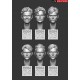 1/35 Bare Heads Set No.1 (6pcs)