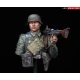 1/10 WWII Wehrmacht MG34 Gunner, France 1940 (resin bust)