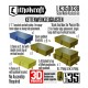 1/35 Kettenwerkzeugkasten Track Tool Box for Panzer IIIs