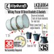 1/35 Wiking Panzer III Drum Brackets and Buckets