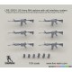 1/35 US Army M4 Carbine w/Rail Interface System With RAS Picatinny Rail Cover